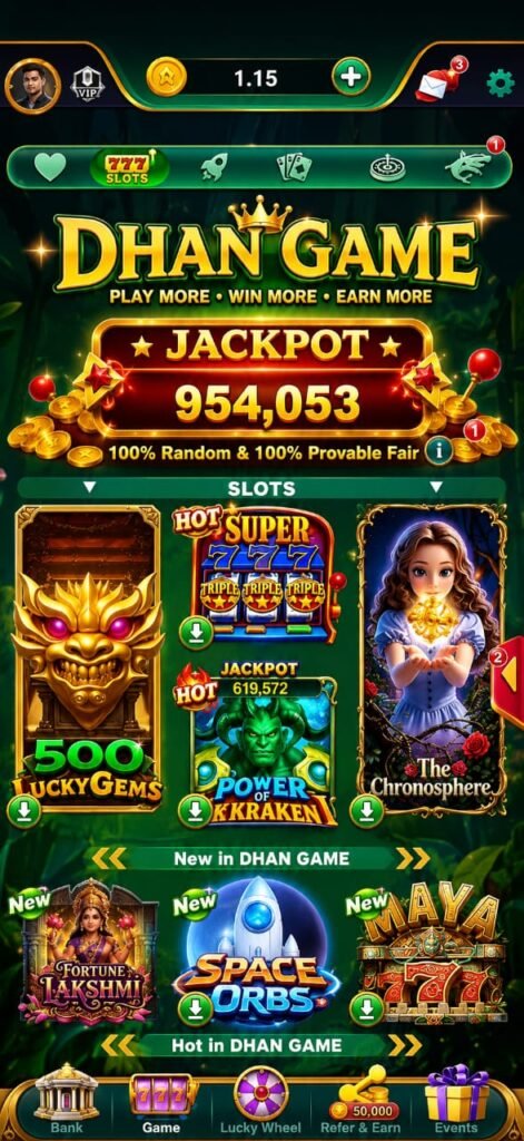 Dhan Game Apk Download Now | Sign-up Bonus ₹250 | (New App)