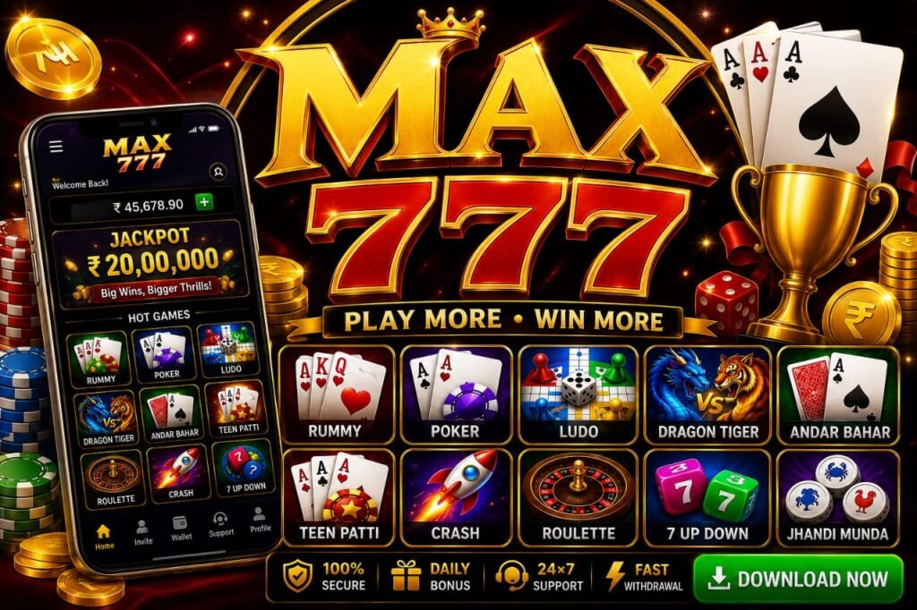 Max 777 App Download 2026 –Wolcom to Sign-up Bonus ₹100 - diwastore.com Max 777 App Download 2026 –Wolcom to Sign-up Bonus ₹100 - diwastore.com