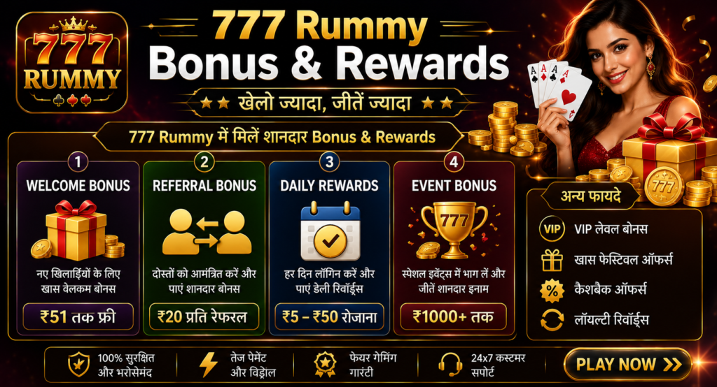 777 Rummy Download 2026 – Registration, Login, Bonus, Features & Withdrawal - diwastore.com