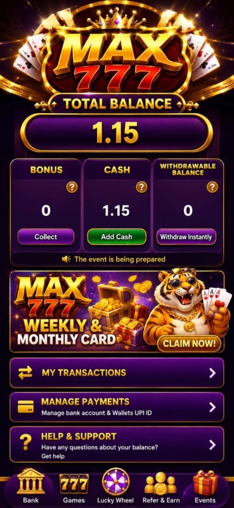 Max 777 App Download 2026 –Wolcom to Sign-up Bonus ₹100 - diwastore.com Max 777 App Download 2026 –Wolcom to Sign-up Bonus ₹100 - diwastore.com