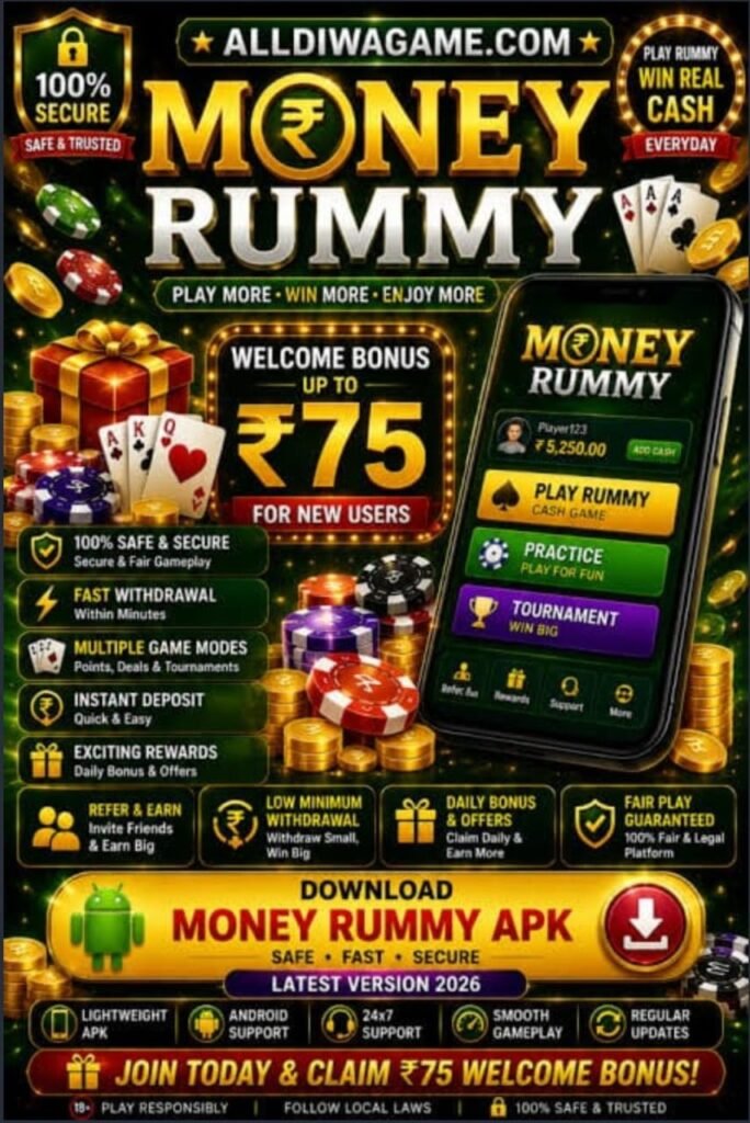 Money Rummy APK 2026 Download | ₹51 Bonus + ₹100 - diwastore.com Money Rummy APK 2026 Download | ₹51 Bonus + ₹100 - diwastore.com