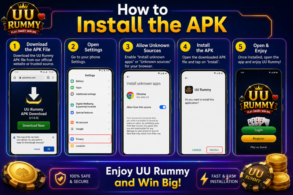 UU Rummy Game Download (Yono Apk) Now | Gat & Login, Sing-up Bonus ₹600 - diwastore.com