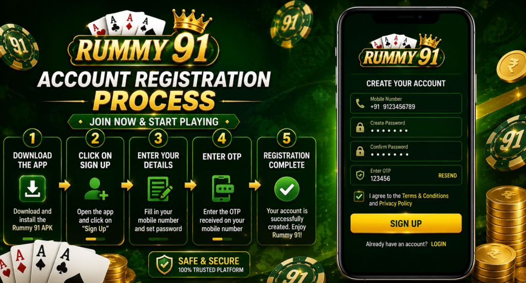 Rummy 91 APK Download 2026 – Official Registration, Login, Features & Withdrawal - diwastore.com